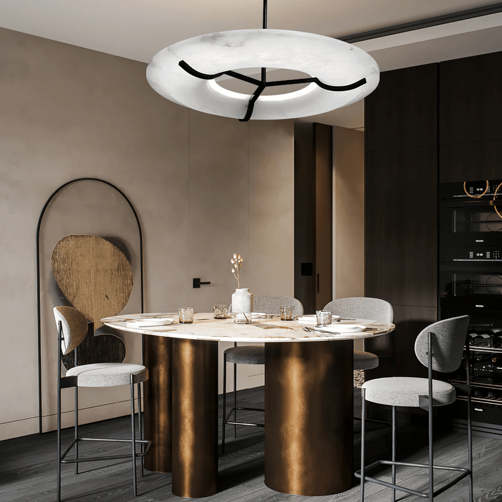 Carve Alabaster Pendant Light - Vakkerlight