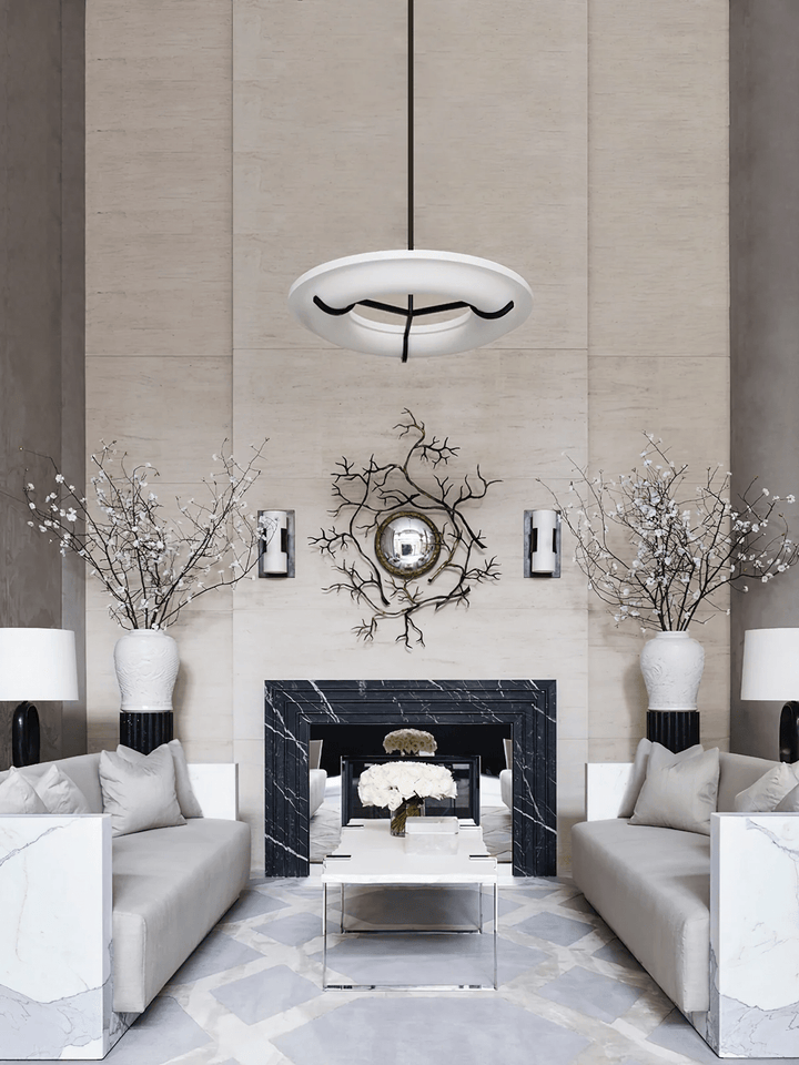 Carve Alabaster Pendant Light - Vakkerlight