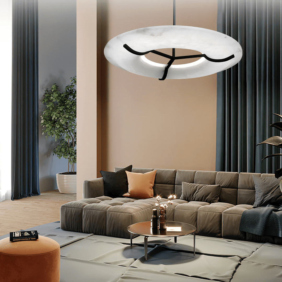 Carve Alabaster Pendant Light - Vakkerlight