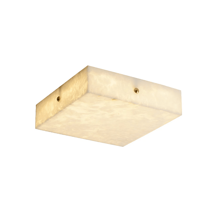 Square Alabaster Ceiling Light - Vakkerlight