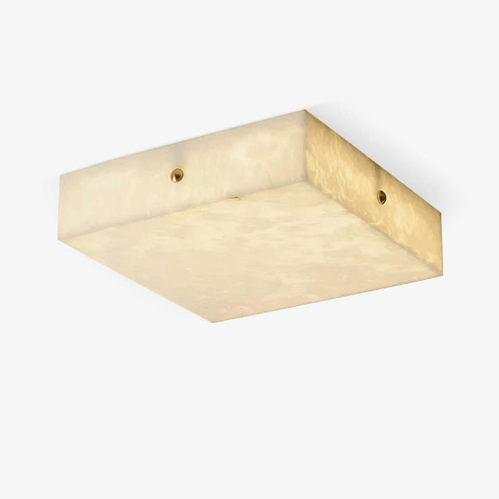Square Alabaster Ceiling Light - Vakkerlight