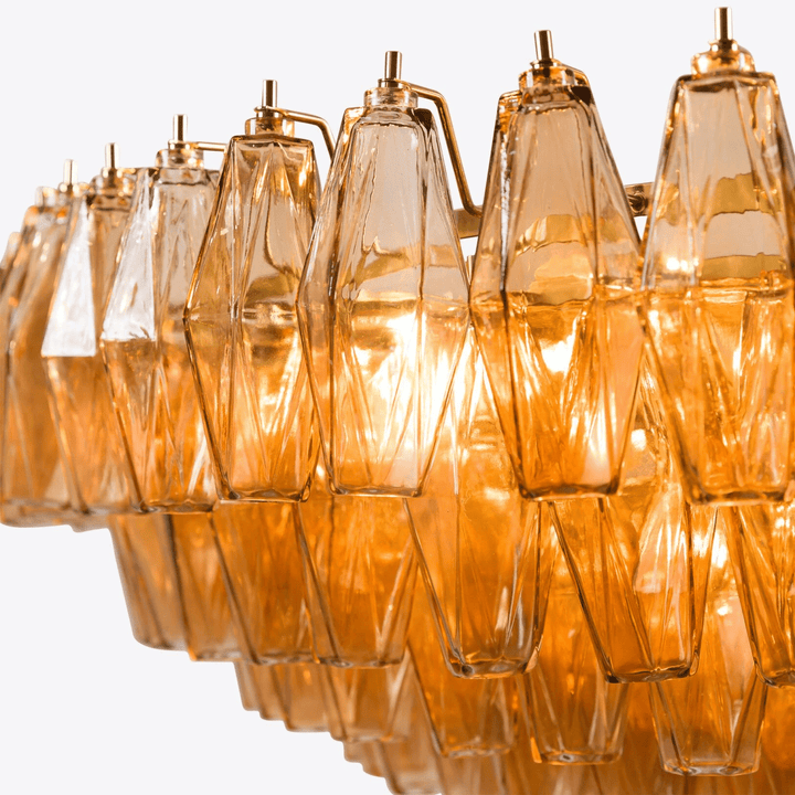 Amber Sorrento Chandelier - Vakkerlight
