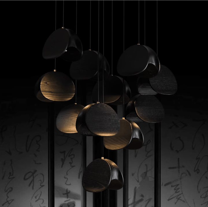 Orbit Fold Wood Pendant Light - Vakkerlight