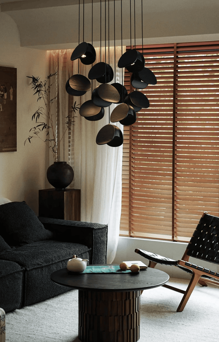 Orbit Fold Wood Pendant Light - Vakkerlight