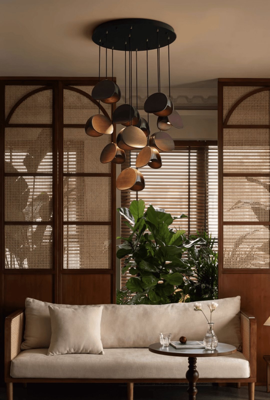 Orbit Fold Wood Pendant Light - Vakkerlight