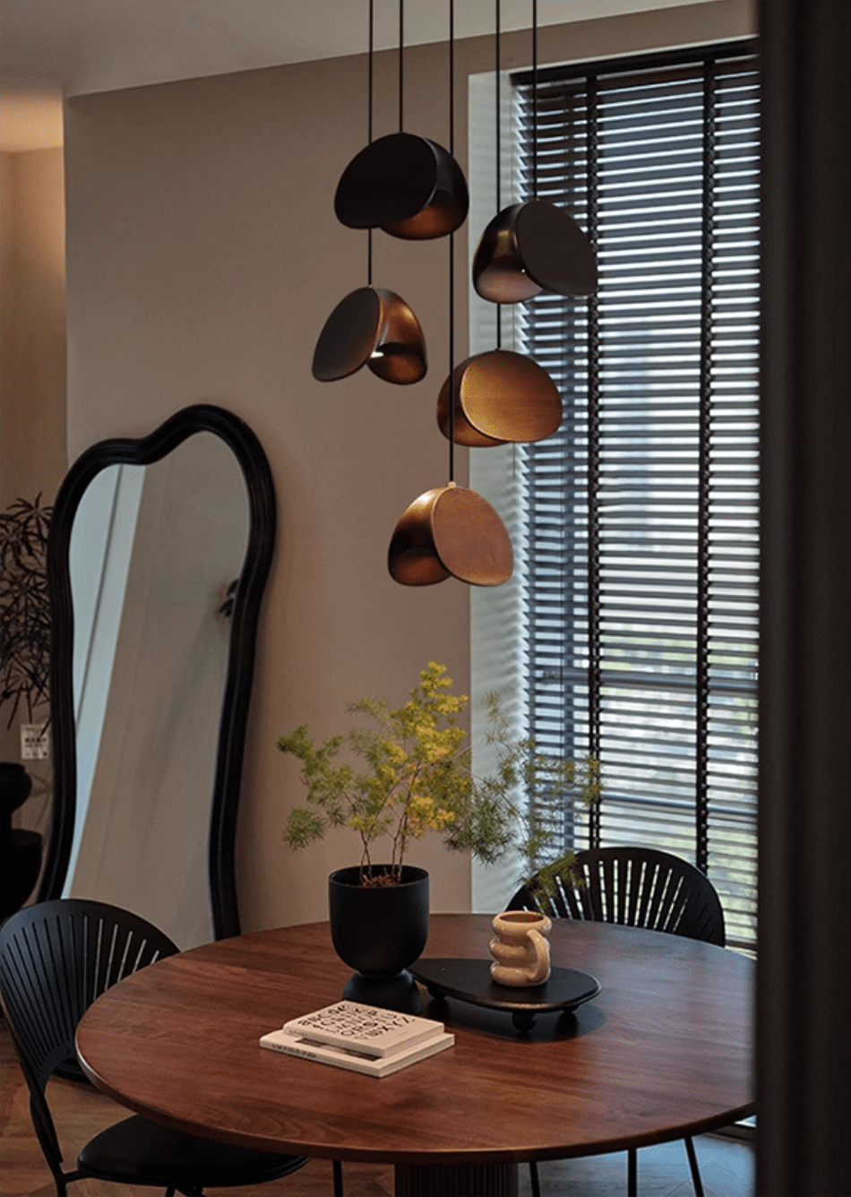 Orbit Fold Wood Pendant Light - Vakkerlight