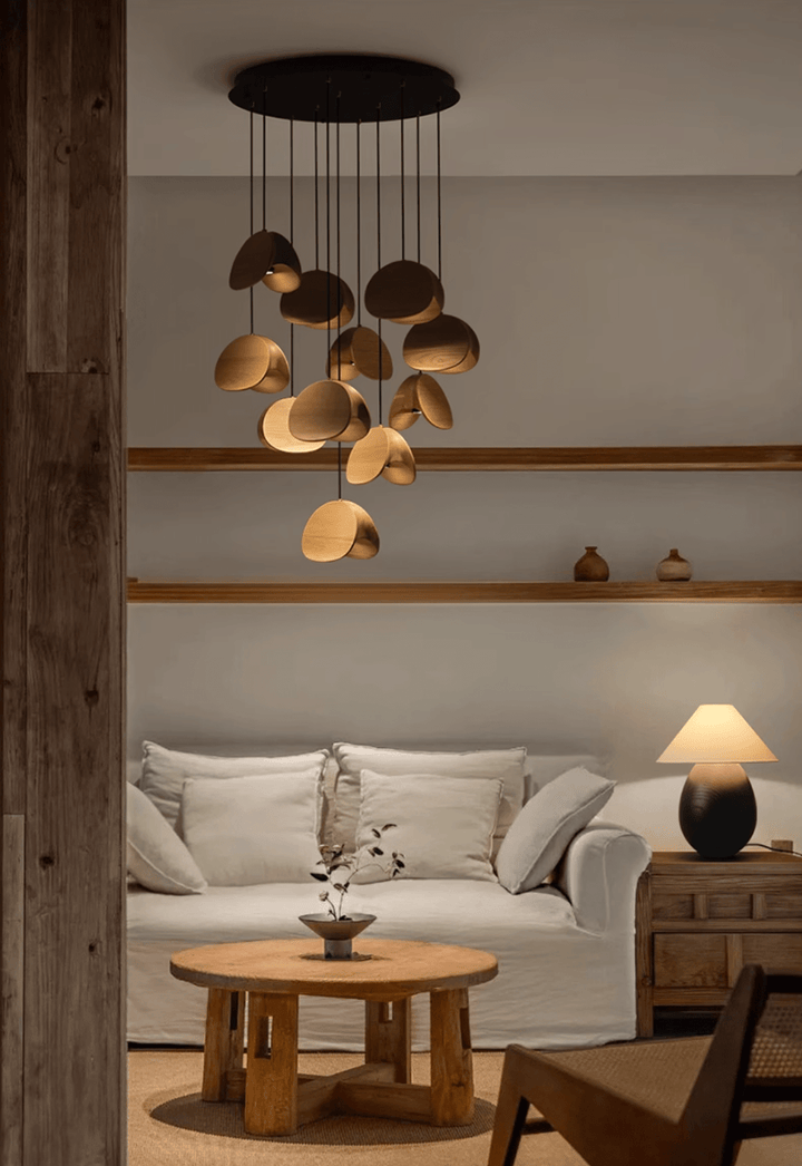 Orbit Fold Wood Pendant Light - Vakkerlight