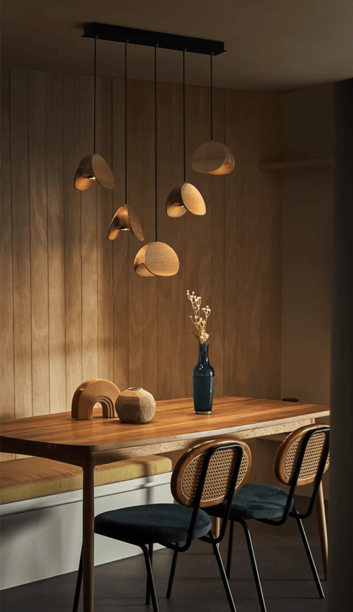 Orbit Fold Wood Pendant Light - Vakkerlight