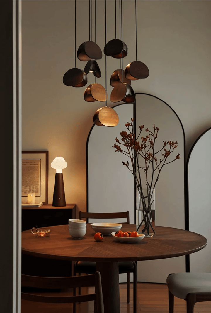 Orbit Fold Wood Pendant Light - Vakkerlight