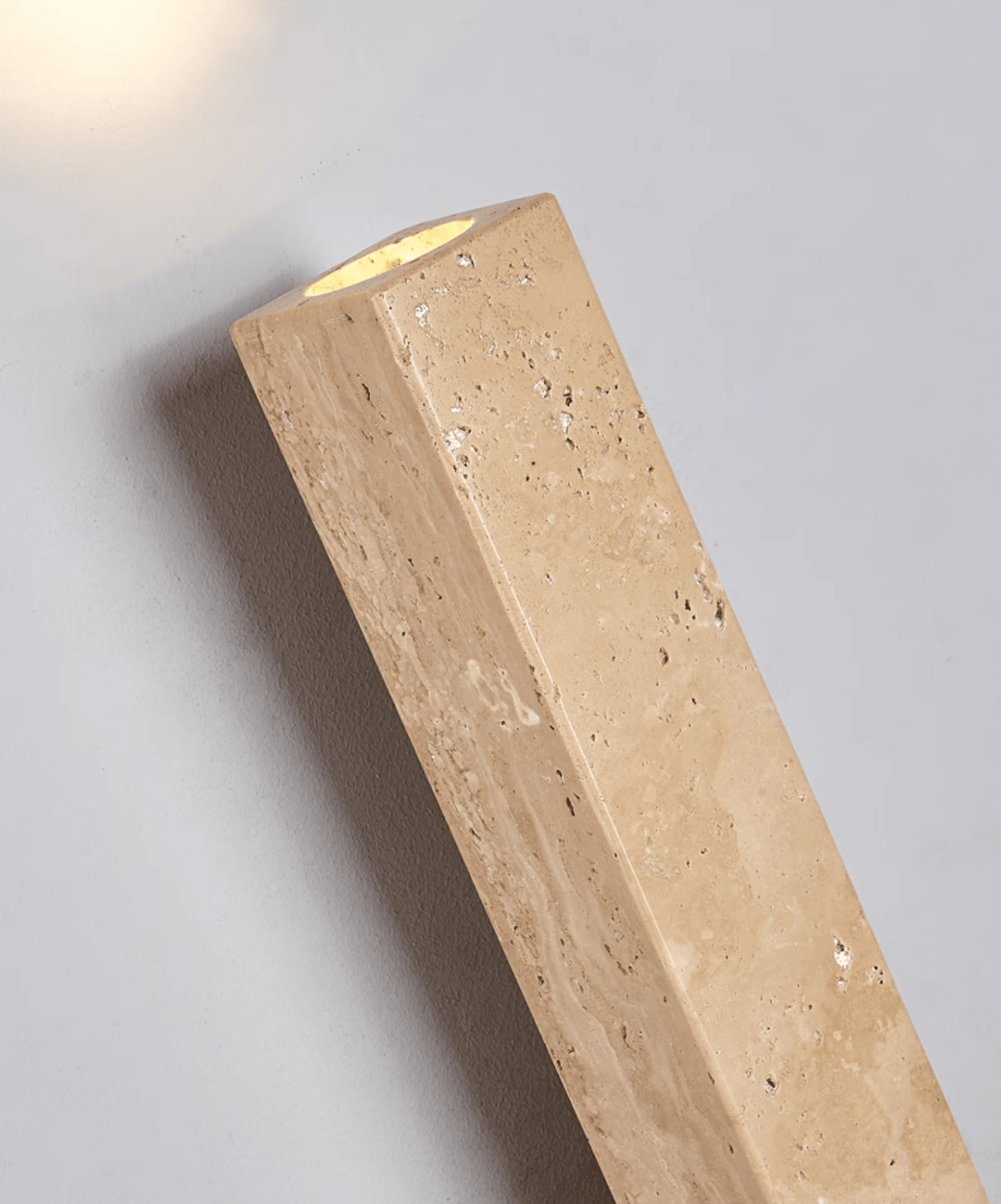 Travertine Column Wall Light - Vakkerlight