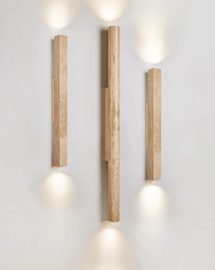 Travertine Column Wall Light - Vakkerlight
