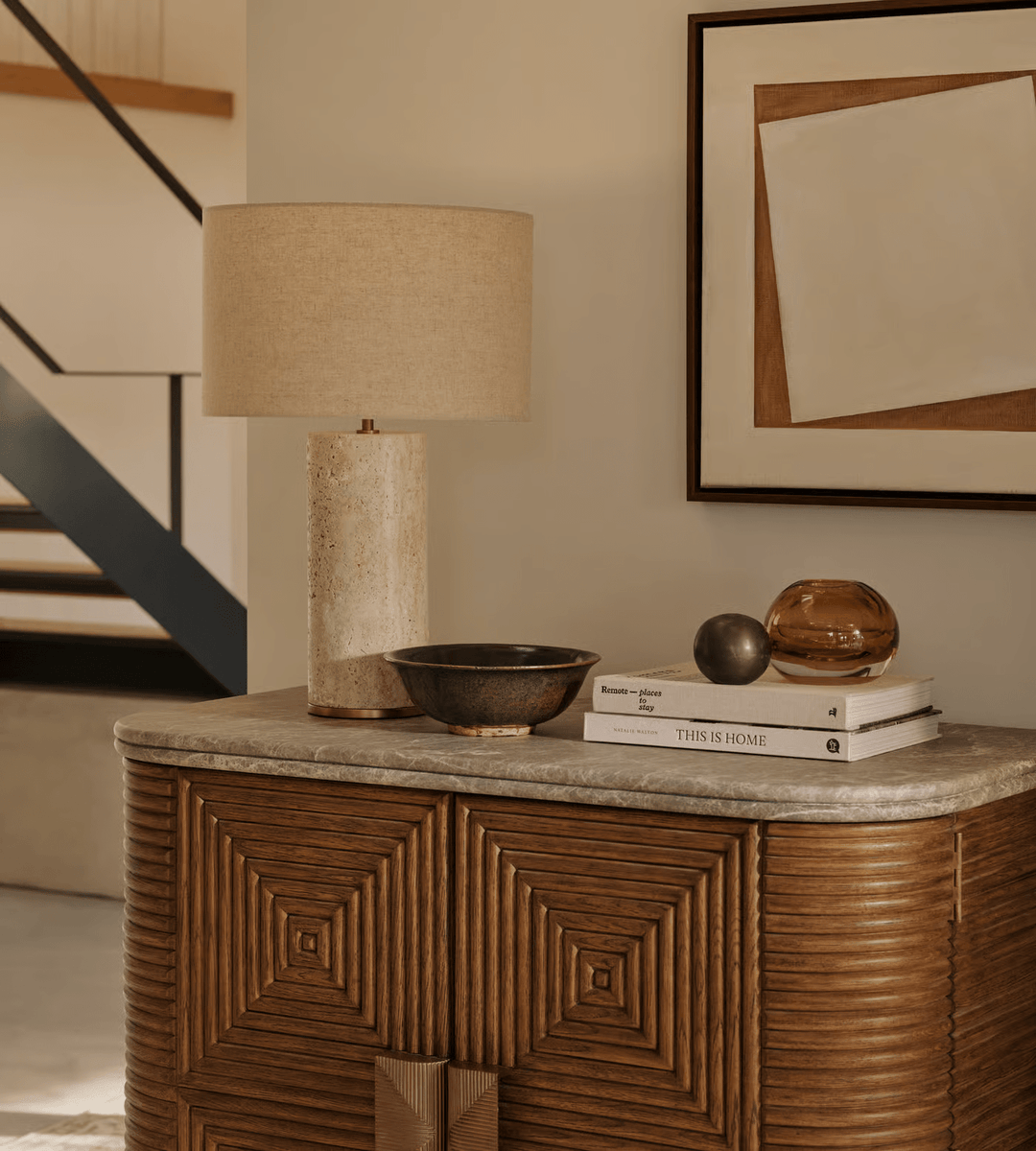 Aria Stone Table Lamp - Vakkerlight