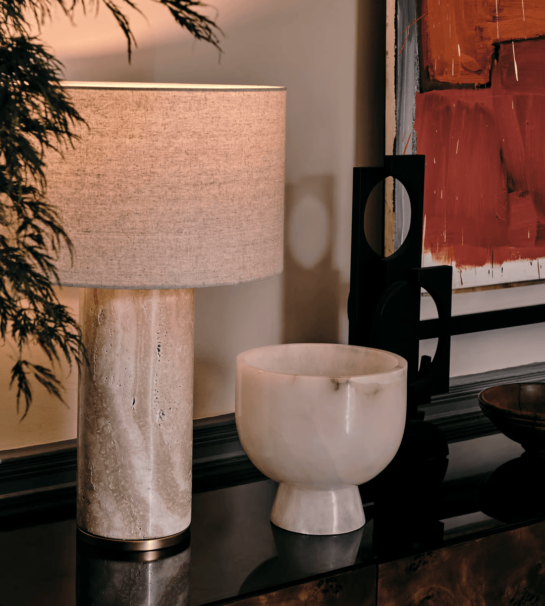 Aria Stone Table Lamp - Vakkerlight