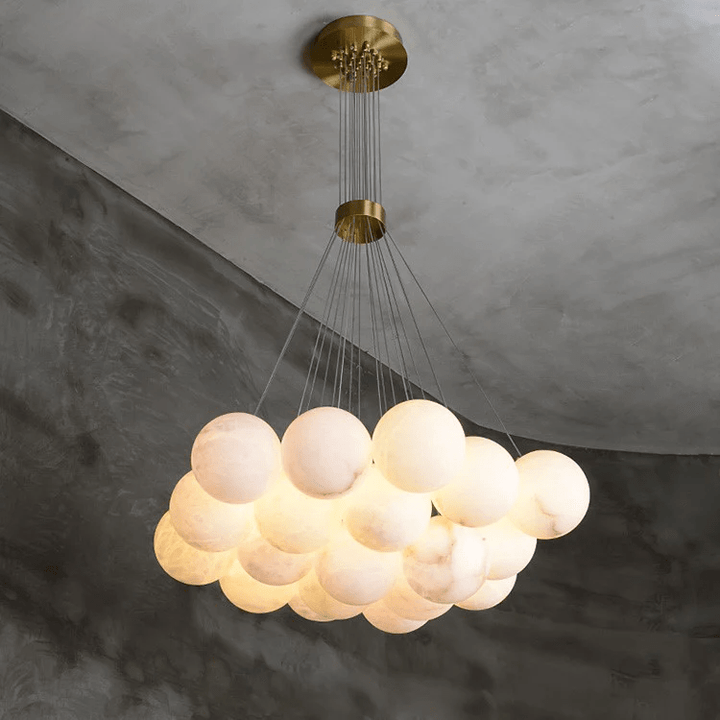 Alabaster Balls Chandelier - Vakkerlight