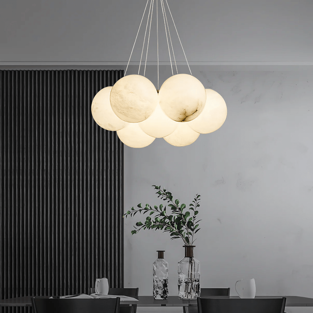 Alabaster Balls Chandelier - Vakkerlight