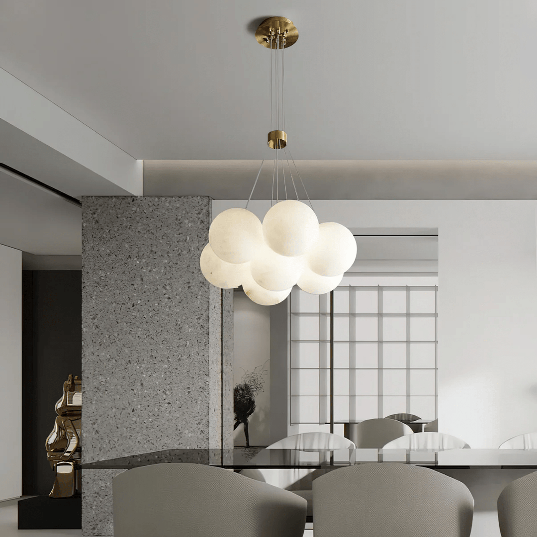 Alabaster Balls Chandelier - Vakkerlight