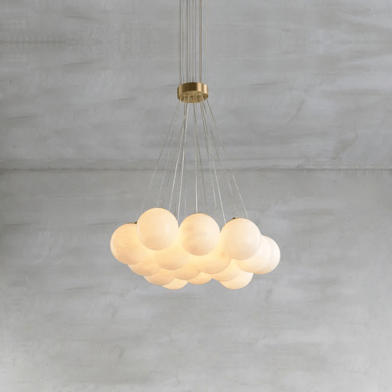 Alabaster Balls Chandelier - Vakkerlight