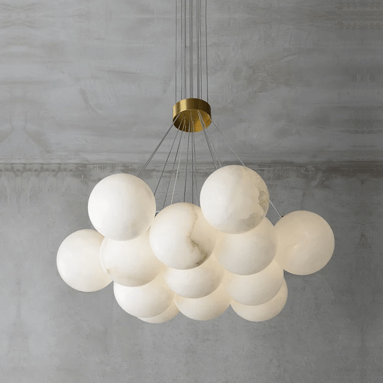 Alabaster Balls Chandelier - Vakkerlight