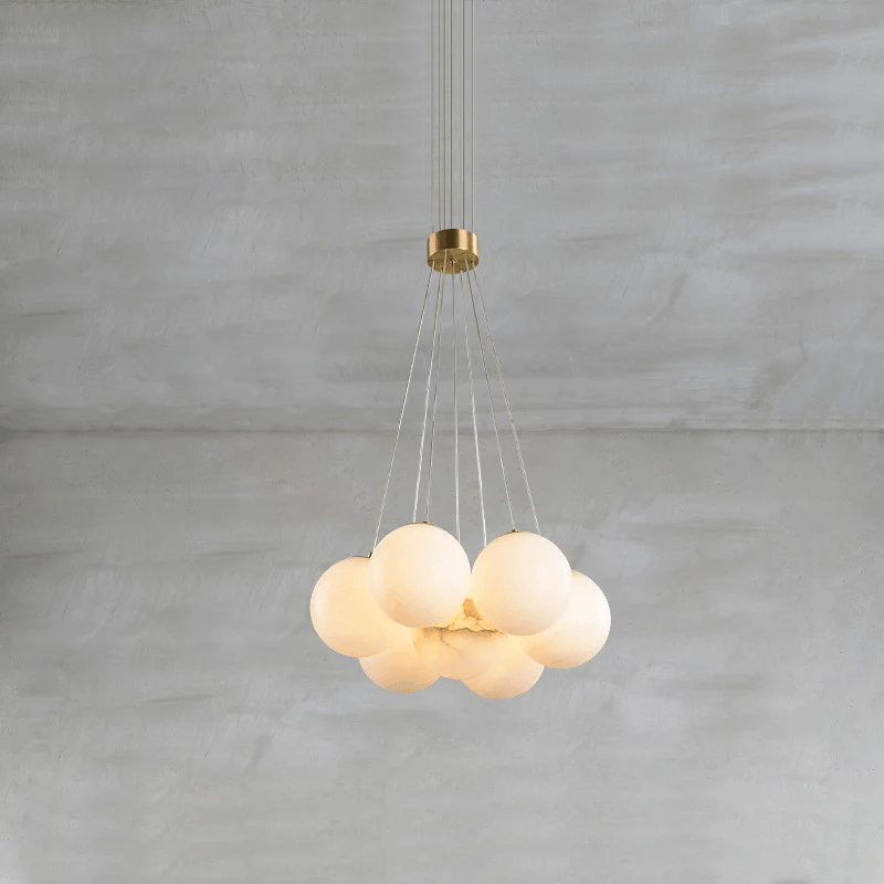 Alabaster Balls Chandelier - Vakkerlight