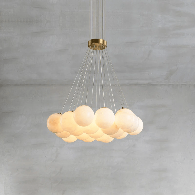 Alabaster Balls Chandelier - Vakkerlight