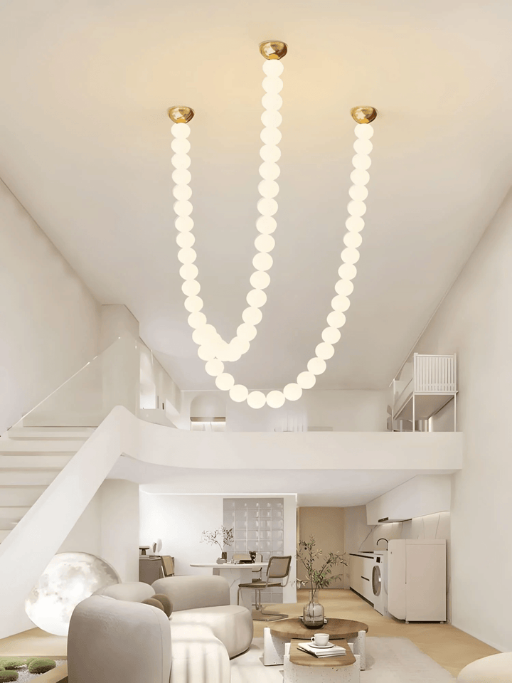 Halti Necklace Acrylic Chandelier - Vakkerlight