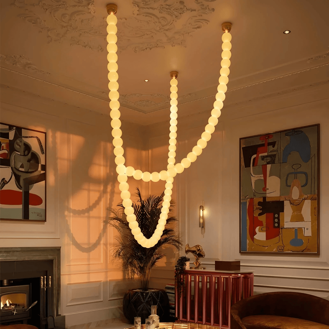 Halti Necklace Acrylic Chandelier - Vakkerlight