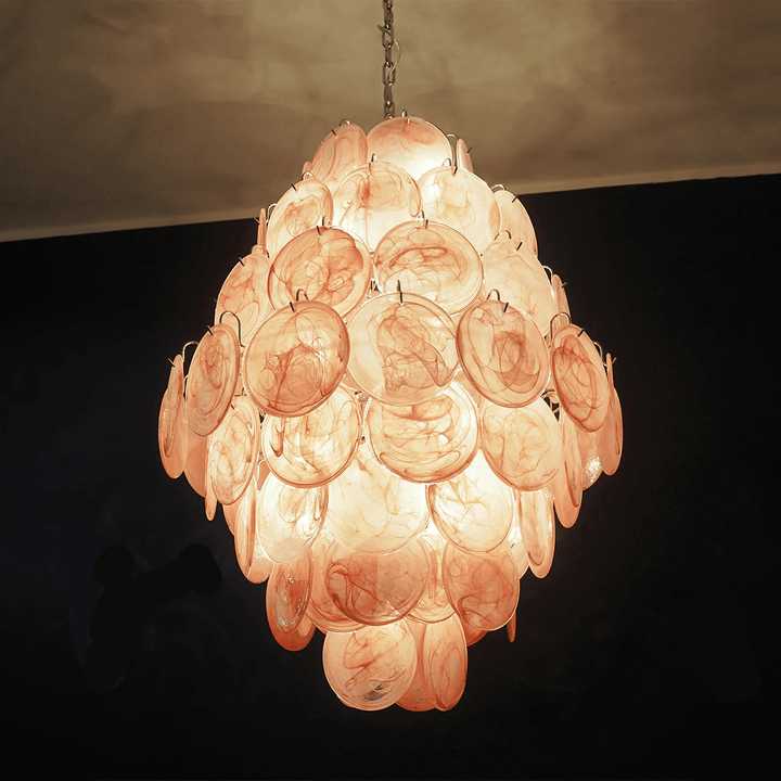 Rosa Murano Glass Chandelier - Vakkerlight