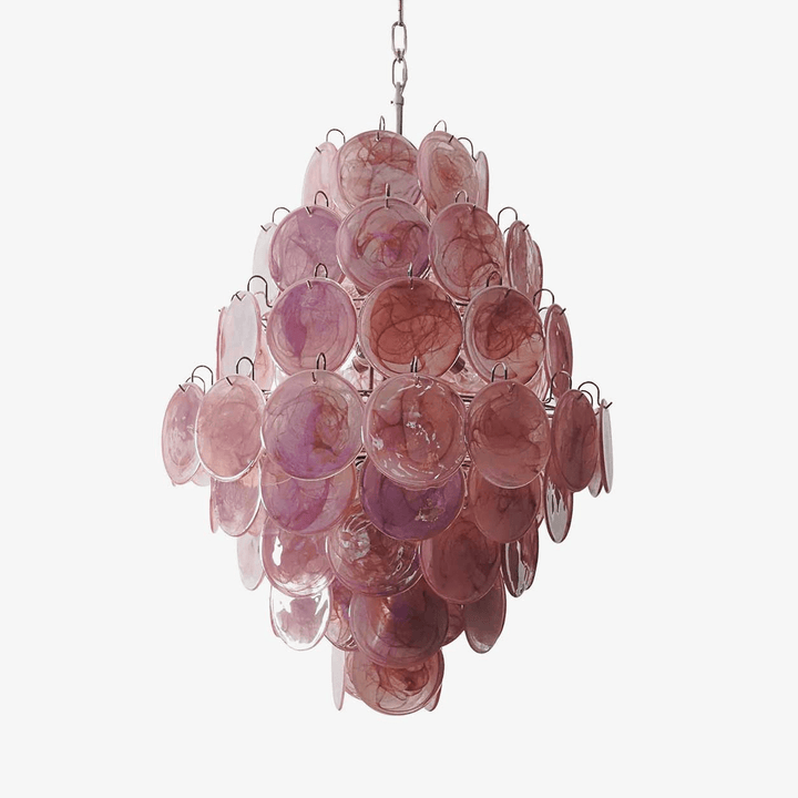 Rosa Murano Glass Chandelier - Vakkerlight