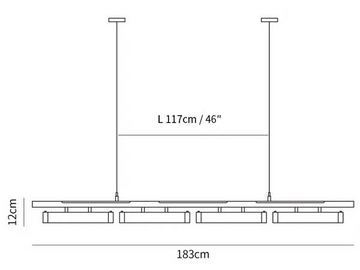 Colt Pendant Light — Dimension drawings 3