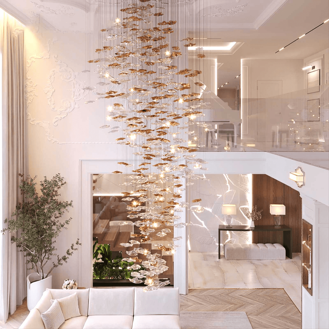 Tidal Art Glass Chandelier - Vakkerlight