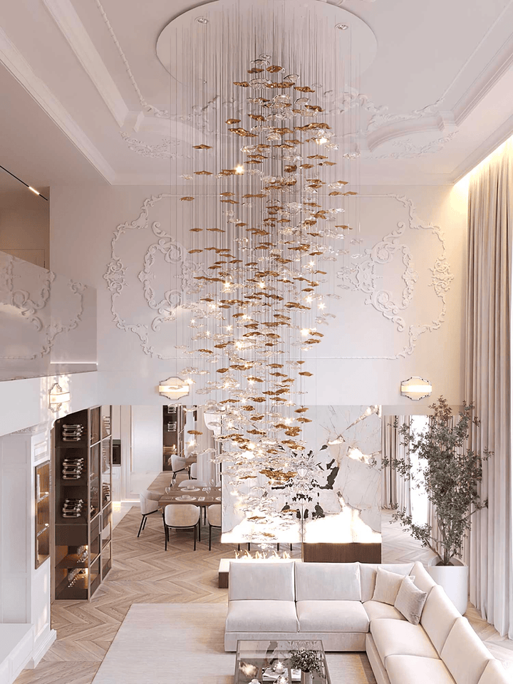 Tidal Art Glass Chandelier - Vakkerlight