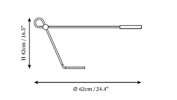 Lampe de Table Eiko — Dimension drawings 1