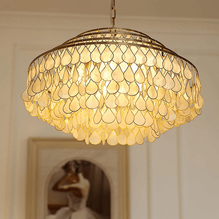 Teardrops Shell Chandelier - Vakkerlight
