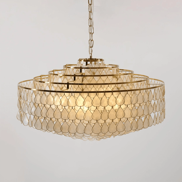 Teardrops Shell Chandelier - Vakkerlight