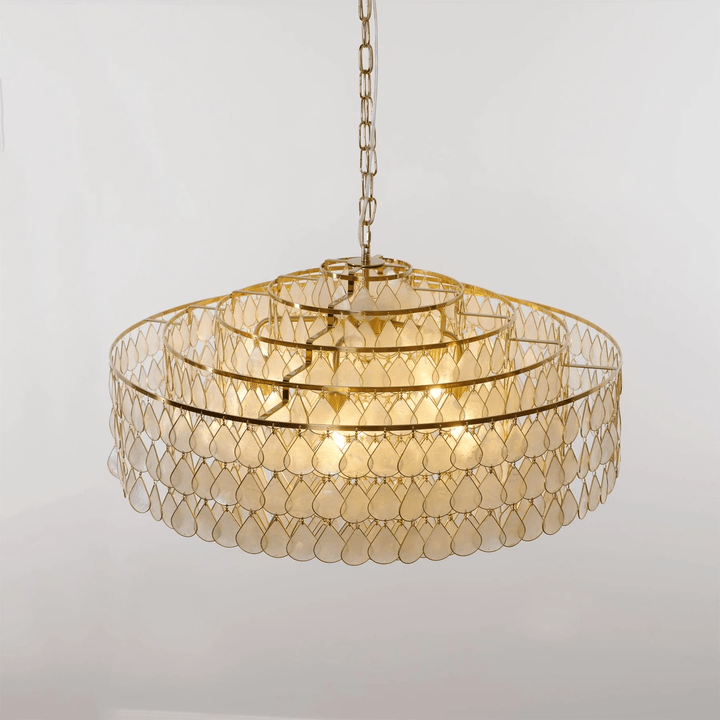 Teardrops Shell Chandelier - Vakkerlight