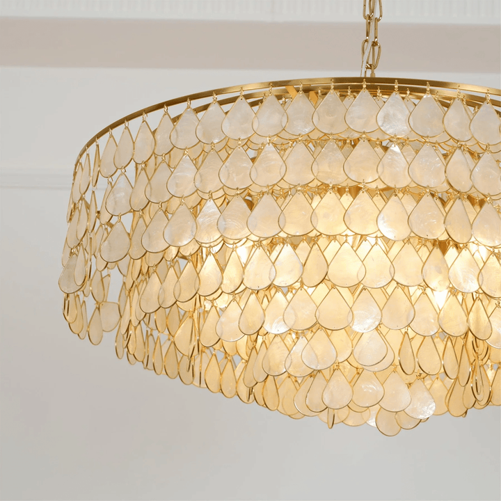 Teardrops Shell Chandelier - Vakkerlight