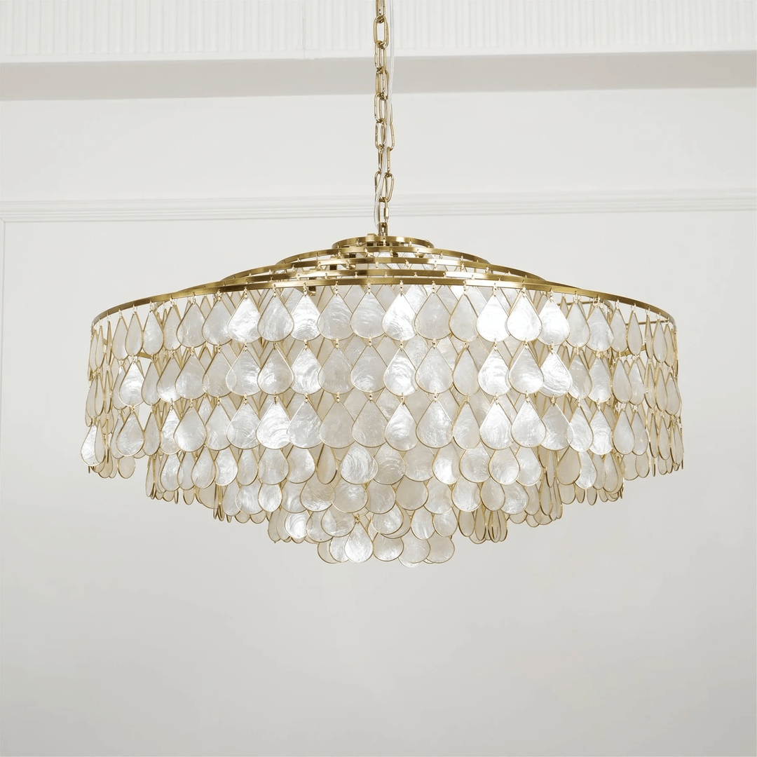 Teardrops Shell Chandelier - Vakkerlight
