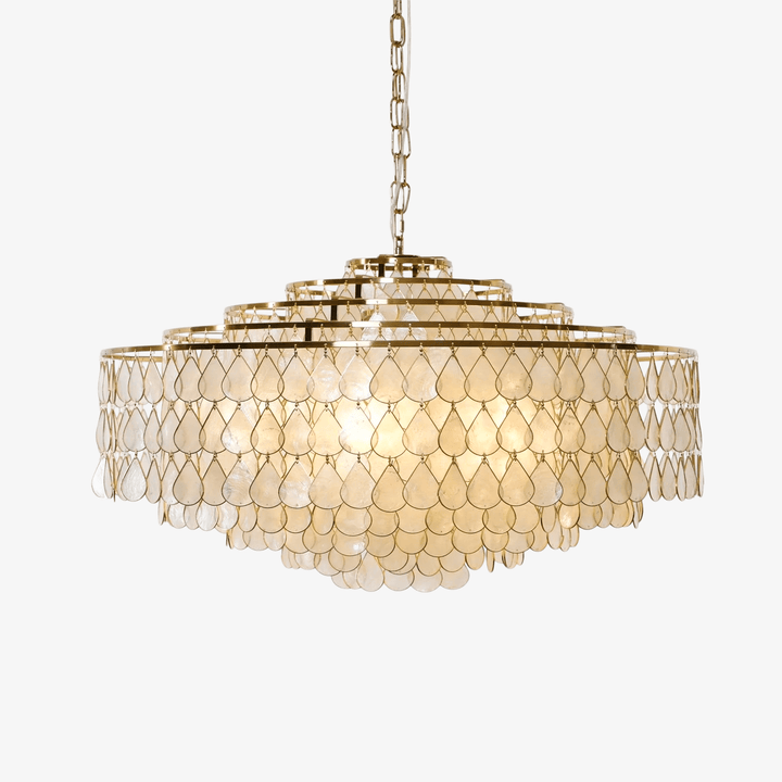 Teardrops Shell Chandelier - Vakkerlight