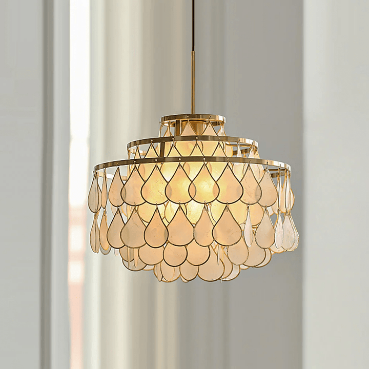 Teardrops Shell Chandelier - Vakkerlight