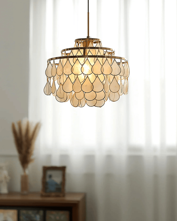 Teardrops Shell Chandelier - Vakkerlight