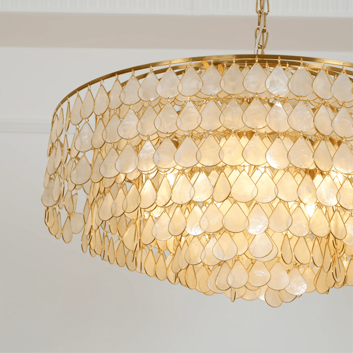 Teardrops Shell Chandelier - Vakkerlight