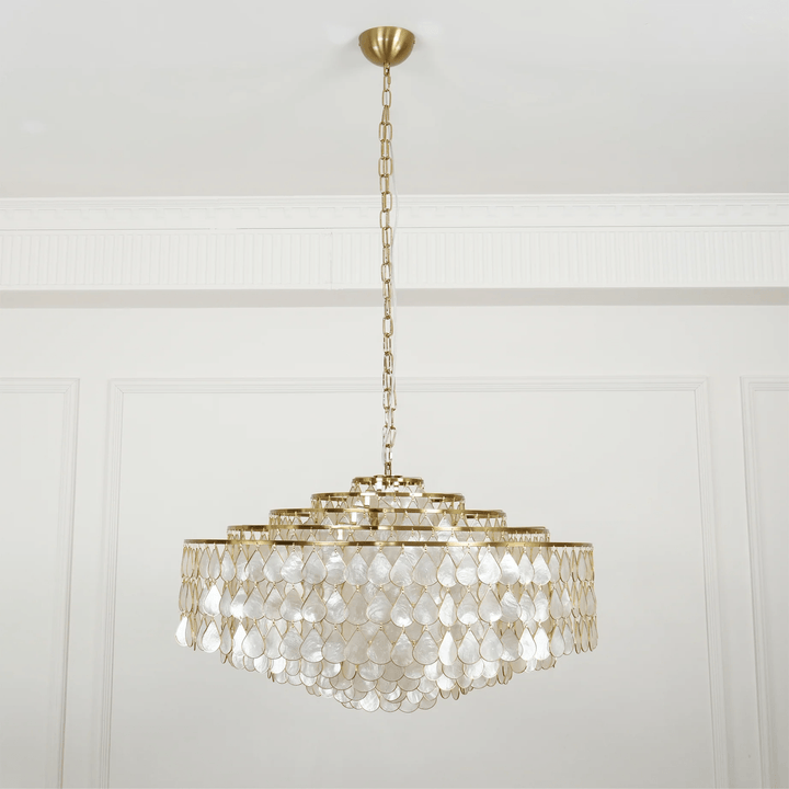 Teardrops Shell Chandelier - Vakkerlight