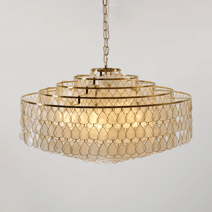 Teardrops Shell Chandelier - Vakkerlight