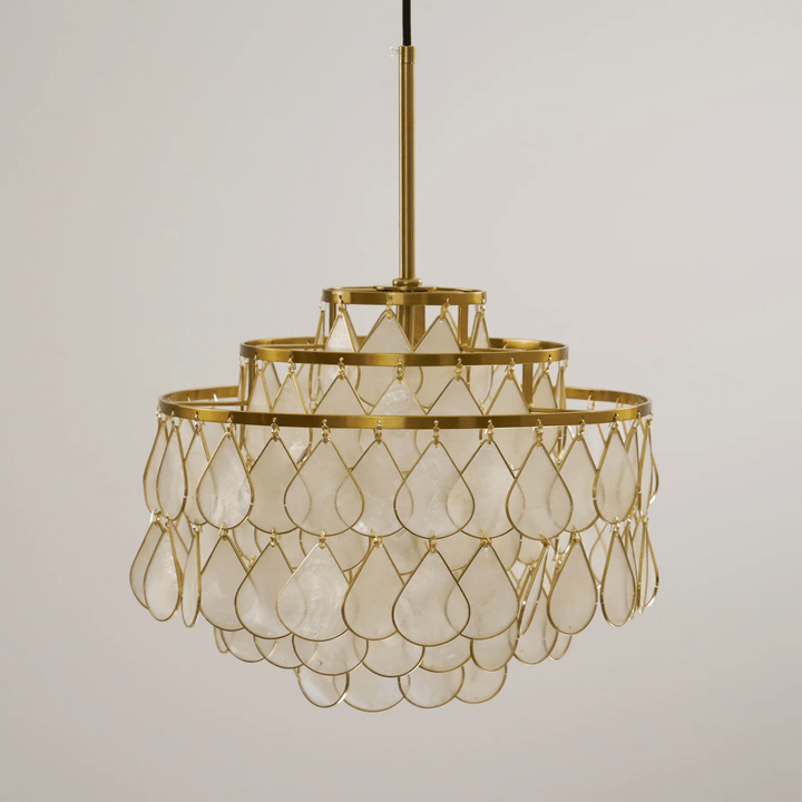 Teardrops Shell Chandelier - Vakkerlight
