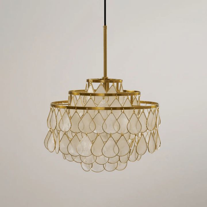 Teardrops Shell Chandelier - Vakkerlight