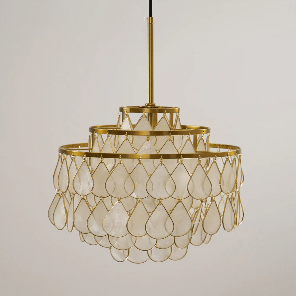 Teardrops Shell Chandelier - Vakkerlight