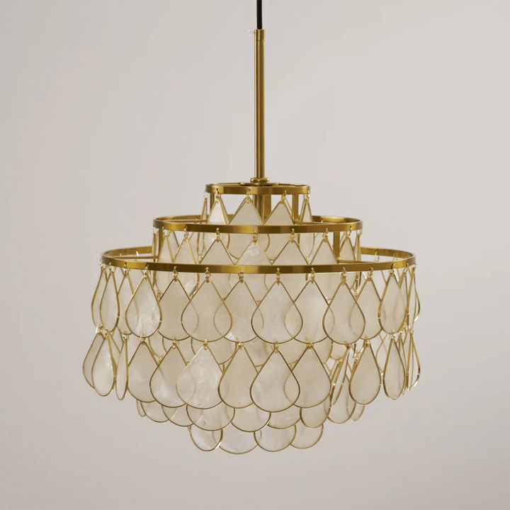 Teardrops Shell Chandelier - Vakkerlight