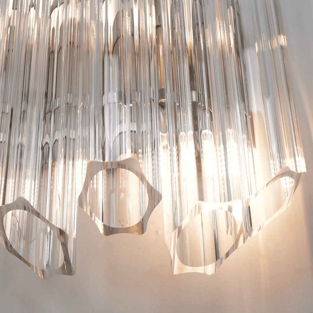 Clear Palermo Murano Wall Lamp - Vakkerlight