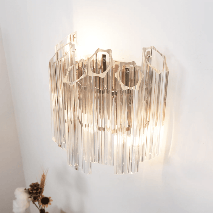 Clear Palermo Murano Wall Lamp - Vakkerlight