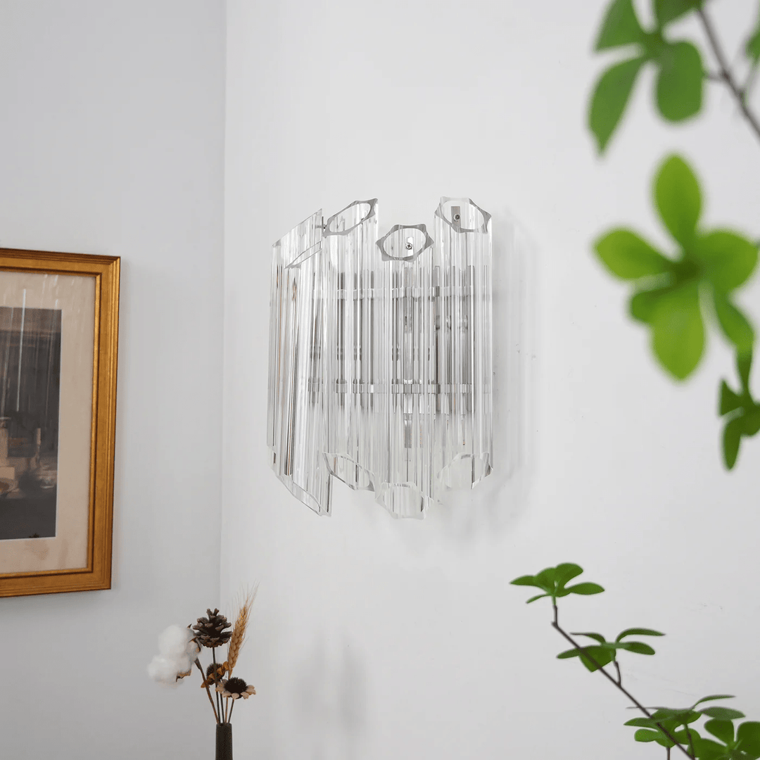 Clear Palermo Murano Wall Lamp - Vakkerlight